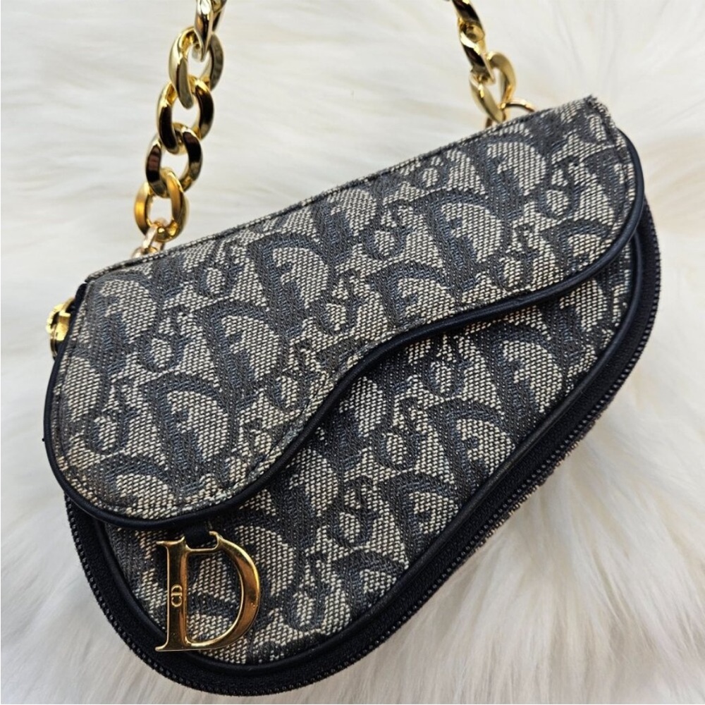 Dior Saddle Trotter Clutch/Pouch Canvas - Picture 6 of 16